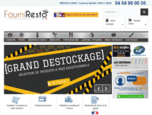 Tablet Screenshot of fourniresto.com